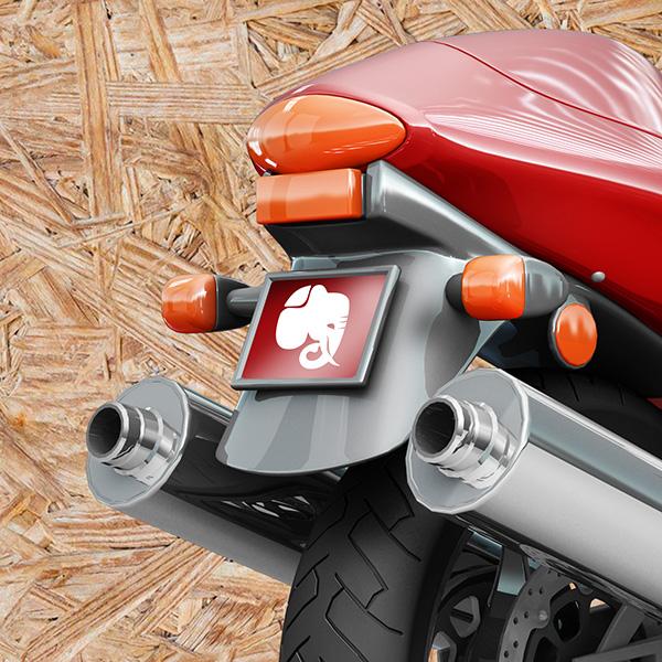 Cobre Placa - Para Moto