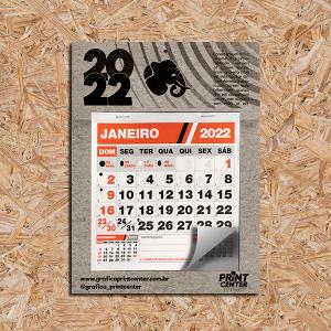 Calendário de Parede Folhinha Comercial