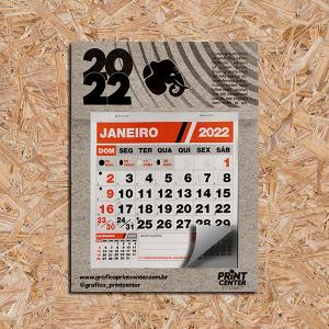 Calendário de Parede Folhinha Comercial