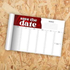 Planner Semanal Offset 75gr 20x28cm 4X0 (Colorido Frente) Sem Revestimento Blocado (Colado) e Corte Reto 50 folhas X 1 via